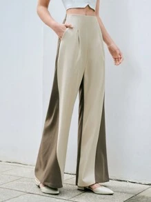 Anewsta 女士西裝褲 - 杏色 - 查看 6