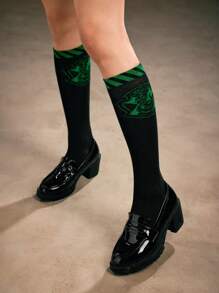 Harry Potter | ROMWE 1pair Women's Mid-calf Socks