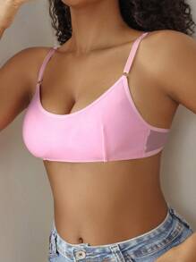 Wedaily 3pcs Ladies Solid Color Bra Set - Multicolor - View 4