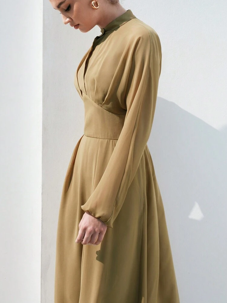 Women's Solid Color Dress