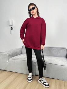 Teen Girls' Sweatshirt And Legging Set - Red - View 6