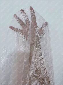 Bata de satén con cinturón, encaje y gráfico de letras, lujoso atuendo de estar en casa, otoño, invierno - Rosa Pálido - Ver 6