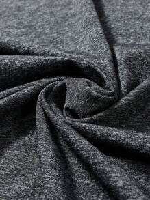 Nam Phù hợp thường Ngắn tay Áo thun Với Gấu In Mẫu , Đúng mốt Và Giải trí Mùa hè Áo Quần áo Đối với Đi dạo - Màu xám đen - Xem 6