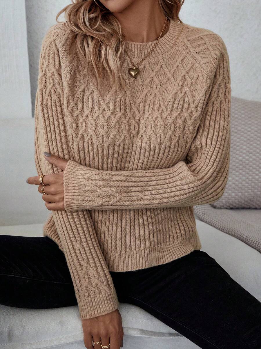 SHEIN Essnce Jersey De Cuello Alto