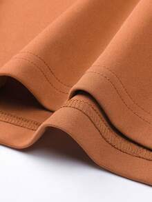 男士秋冬新條紋立領polo衫,長袖t恤,拉鍊領口,休閒復古polo衫,簡約風格,原創設計,商務時尚,個性羽翼印花上衣,適用於運動、休閒和度假場合,寬鬆版型,抗皺透氣 - 亮橙色 - 查看 7