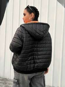 SHEIN EZwear 女性大碼棉服 - 彩色 - 查看 2