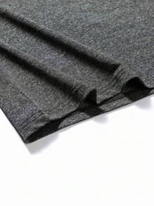 Nam Phù hợp thường Ngắn tay Áo thun Với Gấu In Mẫu , Đúng mốt Và Giải trí Mùa hè Áo Quần áo Đối với Đi dạo - Màu xám đen - Xem 5