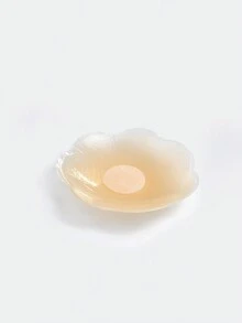 2 Pares De Cubrepezones De Silicona Con Forma Floral - Albaricoque - Ver 6