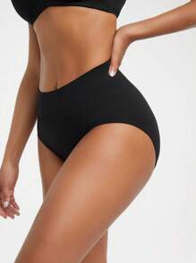 SHAPORA Solid Shapewear Panty - Black - View 5