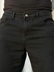 Manfinity Homme Men's Jeans With Pockets - Black - View 4