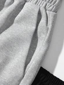 SHEIN Unity 女性2入組月亮印花休閒運動衫和長褲套裝 - 彩色 - 查看 6