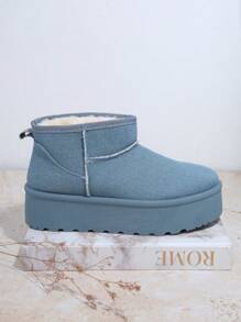 Women's Fashion Boots - Blue - View 4