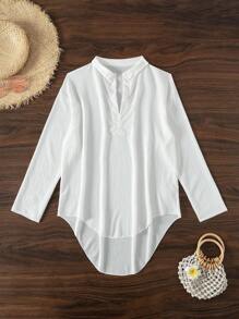 Swim Chiccia 女式長袖帶領毛衫外套