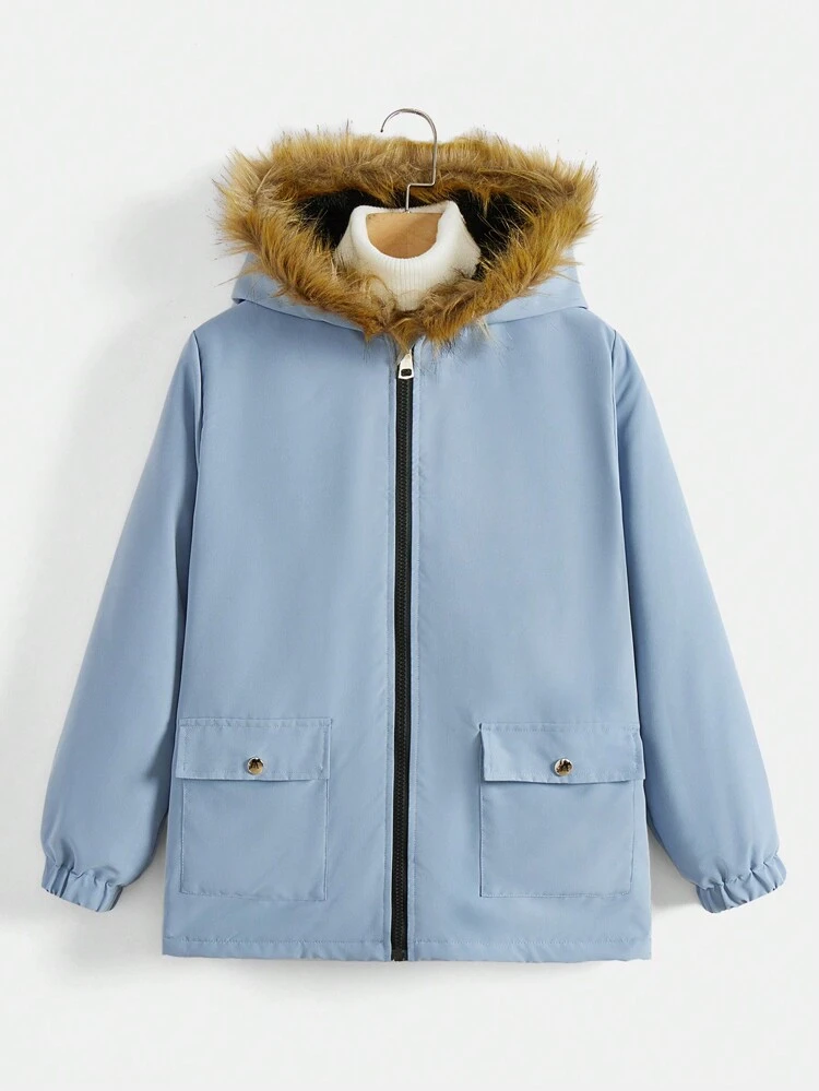 Tween Boys' Thermal Lined Hooded Jacket
