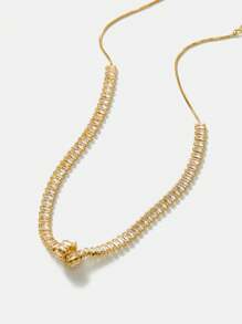 MOTF PREMIUM 鑽石結頸鏈 - 金色 - 查看 3