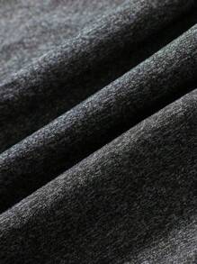 Nam Phù hợp thường Ngắn tay Áo thun Với Gấu In Mẫu , Đúng mốt Và Giải trí Mùa hè Áo Quần áo Đối với Đi dạo - Màu xám đen - Xem 7