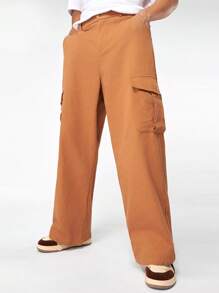 Manfinity VCAY Men Flap Pocket Side Cargo Pants - Multicolor - View 3