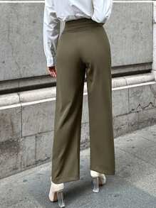 EURMUSE Women's Trousers - Green - View 3