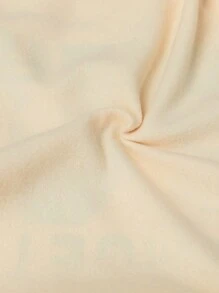 SHEIN 青少年女孩字母圖案落肩保暖襯裡套頭衫和運動褲