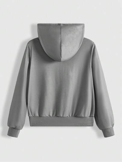 Fairycore Women's Grey Hooded Sweatshirt