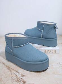 Women's Fashion Boots - Blue - View 2
