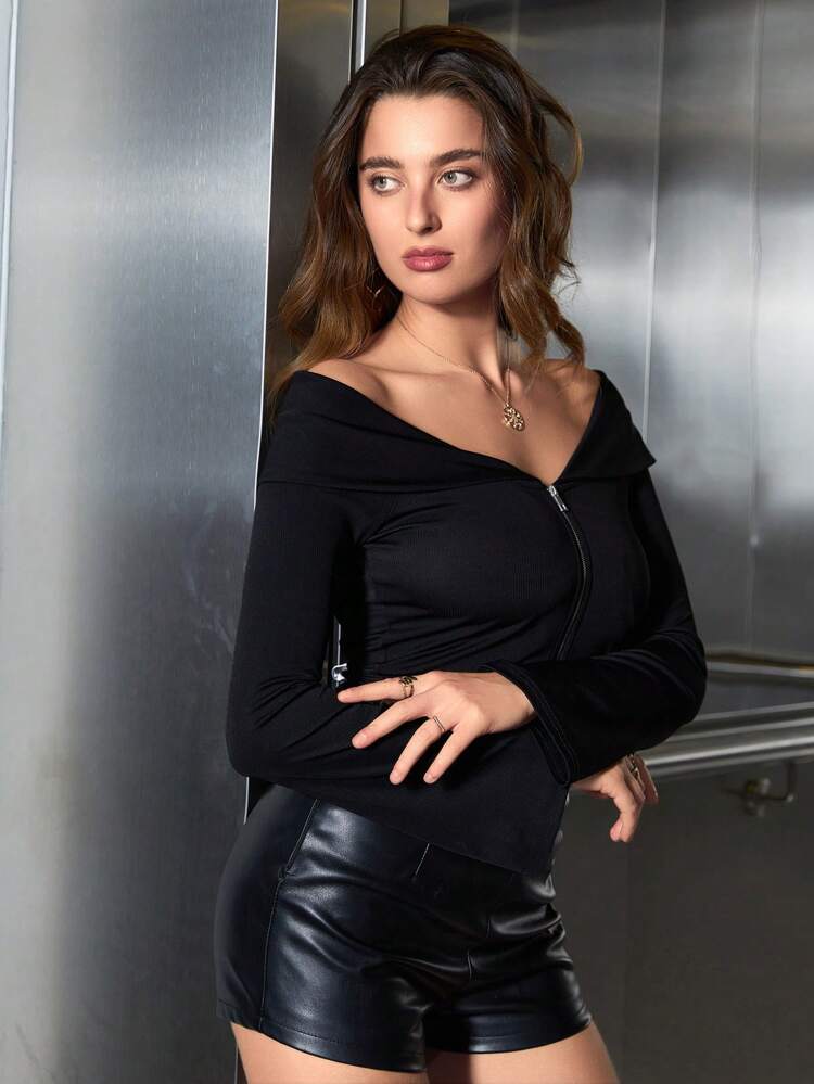 Women's Off-Shoulder T-Shirt Fall Cloth For Women