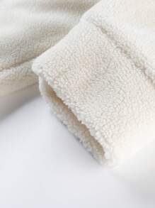 Manfinity Homme Men's Single Breasted Thickened Coat - Beige - View 8