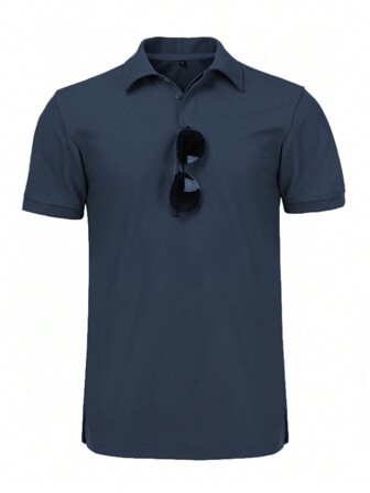Camisa polo de golfe masculina de manga curta, lazer, verão, golfe, camisas polo de golfe, homens, respirável, bordado, logotipo, camisa polo de golfe