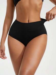 SHAPORA Solid Shapewear Panty - Black - View 4