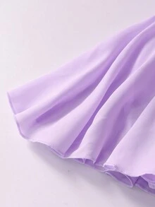 Girls Ballet Leotards Long Sleeve Dance Camisole Dress Skirted Ballerina  Outfits Dance Practice Clothes - Purple - View 4