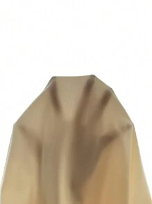 Moonlight&Mama 孕妇花卉刺绣网眼饰边喇叭袖睡裙，适合妈妈、睡衣裙 - 杏色 - 查看 7