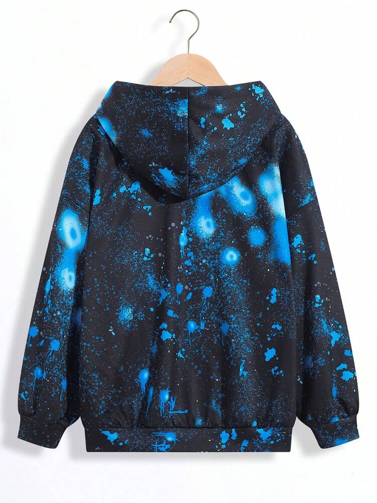 Tween Boy Galaxy & Letter Graphic Sweatshirt