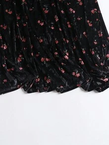 Falda Con Volantes Y Estampado Floral - Multicolor - Ver 3