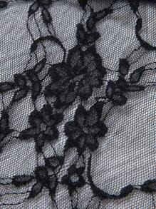 EgrlEra Women's Lace Splice Tube Top Y2K Outfit  - Black - View 6