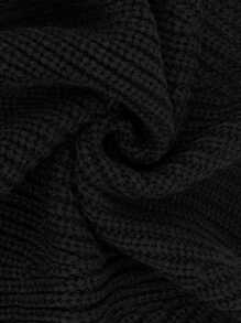 Sweetra 2pcs Solid Ribbed Knit Shrug Cardigan,Long Sleeve Tops Fall Winter Cloth For Women