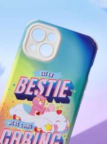 ROMWE X Care Bears Printed 2-in-1 Film Mobile Phone Case - Multicolor - View 3