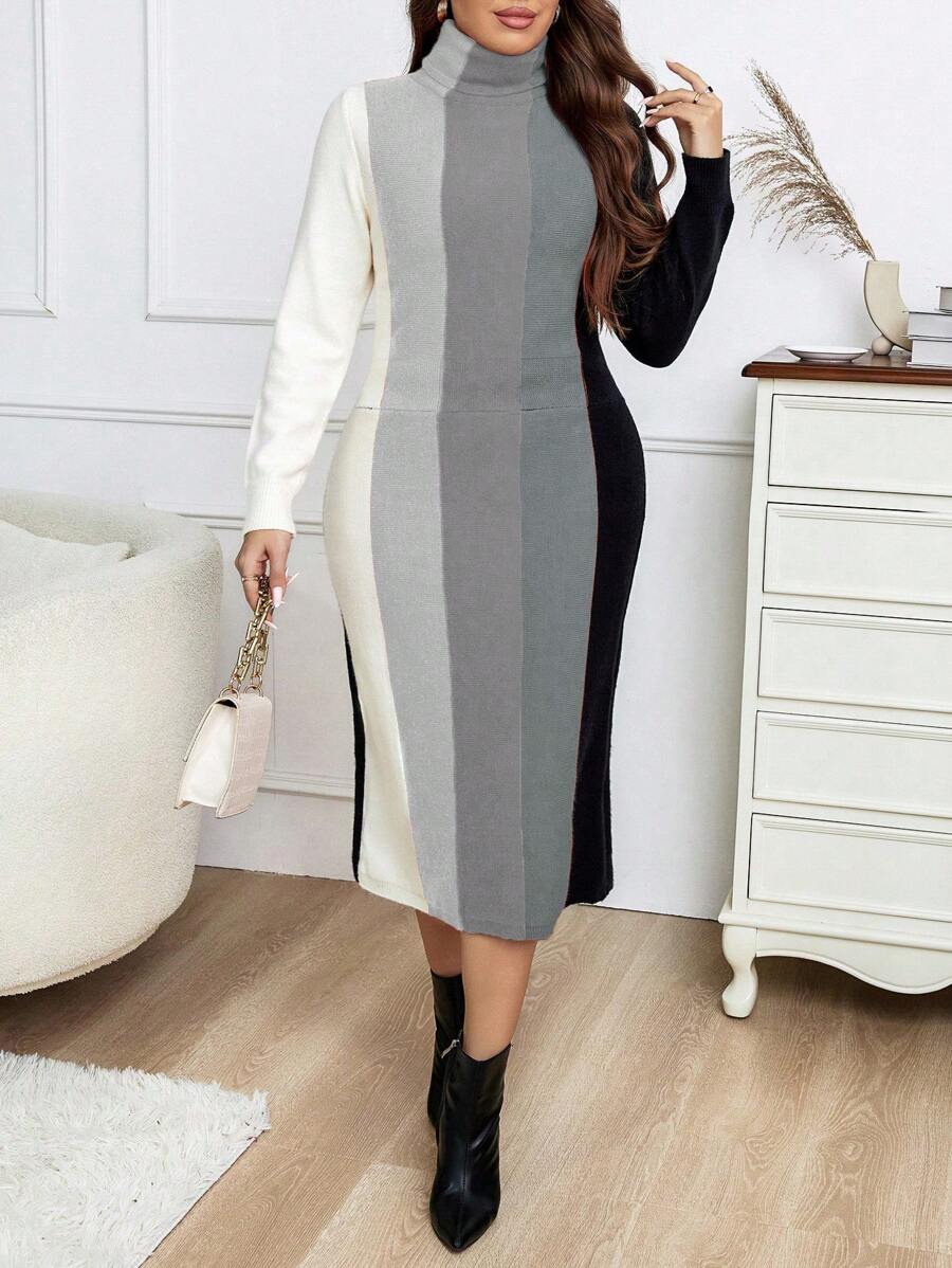 Calvaya 大碼毛衣 - 灰色 - 查看 1