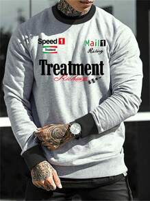 Manfinity Homme Sudadera Con Mangas Largas