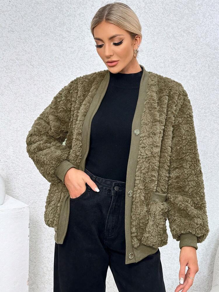 Oversized Plush Coat
