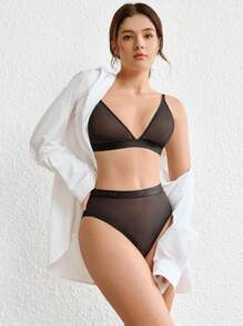 Ocili Leisure 3pack Letter Graphic Tape Waist Brief - Multicolor - View 7