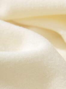 SHEIN EZwear 大码蝴蝶印花卫衣 - 米色 - 查看 4