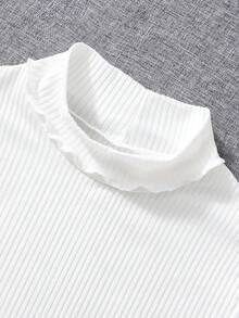 SHEIN Tween 女孩休閒簡約 T 卹三件套 - 彩色 - 查看 6