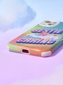 ROMWE X Care Bears Printed 2-in-1 Film Mobile Phone Case - Multicolor - View 5