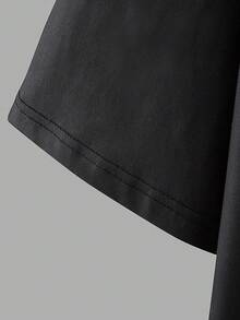 Manfinity EMRG Nam Ngôi sao In Áo thun - màu đen - Xem 5