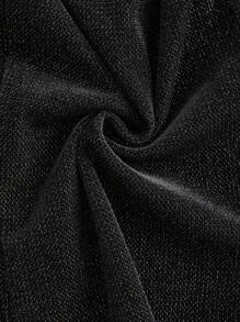 Vintamour 女士們圓點蕾絲鑲邊襯衫 - 黑色 - 查看 11