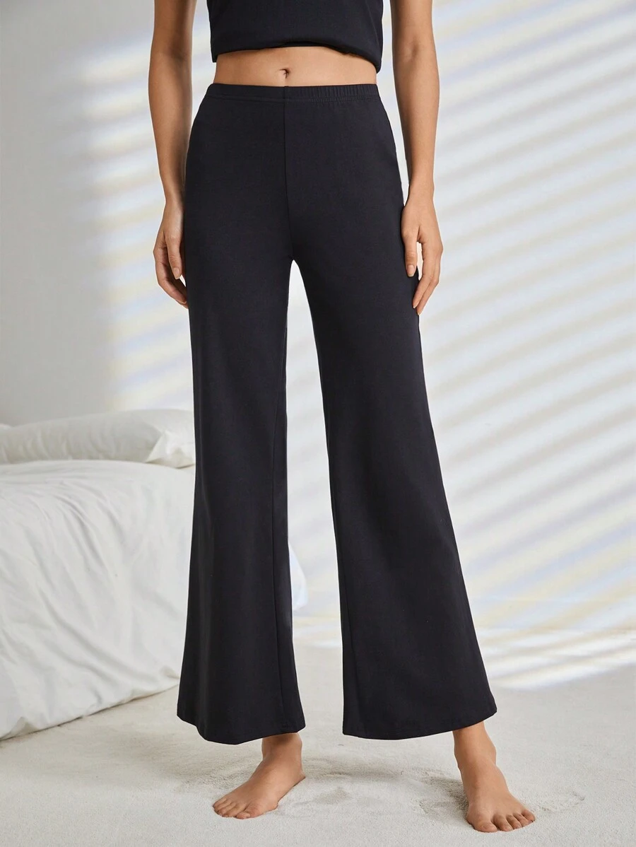 Ocili Leisure Soft And Smooth Solid Color Long Home Pants