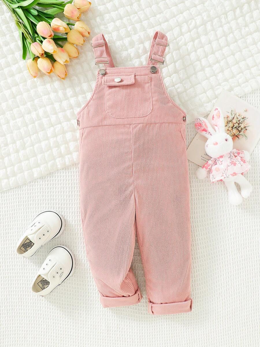 Overol Rosa Para Bebé Niña - Rosa - Ver 1