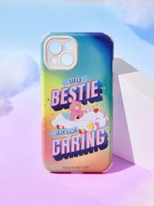 ROMWE X Care Bears Printed 2-in-1 Film Mobile Phone Case - Multicolor - View 4