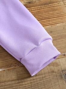 INAWLY Áo hoodie dài tay in hình hoạt hình có dây rút chủ đề Từ Mặt Trăng đến Sao Hỏa, thích hợp cho lễ tốt nghiệp, tựu trường, lễ tốt nghiệp, giáo viên nữ, áo nỉ mùa thu cho mùa tựu trường. - Màu tím - Xem 5