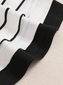 SHEIN Unity 3 件套方领背心图案 T 恤女式上衣 - 彩色 - 查看 7